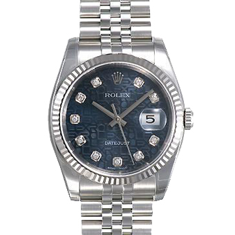 ROLEX ロレックス レプリカ パーペチュアル デイトジャスト 116234G シルバー